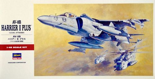 HARRIER II PLUS AV8B 1/48 USMC HASEGAWA