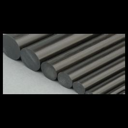 VARILLA CARBONO 10mm x1mt REDONDA