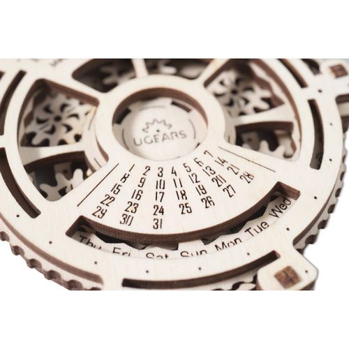 CALENDARIO MECANICO MADERA UGEARS