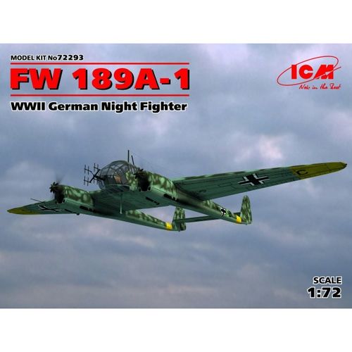 FW 189A-1 CAZA NOCTURNO ALEMAN WWII 1/72 ICM