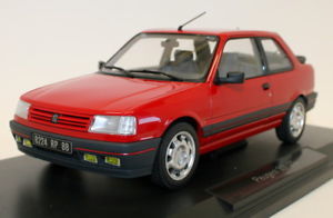 PEUGEOT 309 GTi 1988 VALLELUNGA ROJO 1/18 NOREV