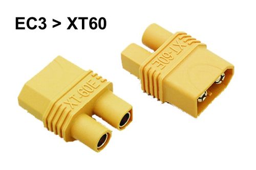 ADAPTADOR EC3 HEMBRA A XT60 MACHO