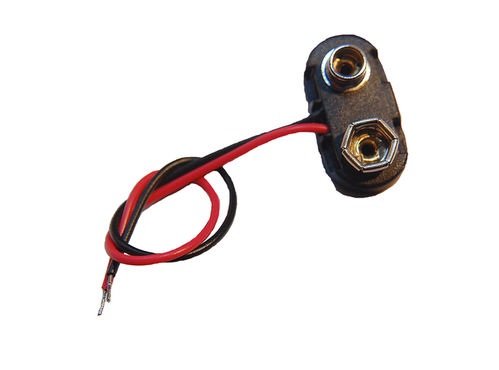 CONECTOR PILA 9V CON CABLE