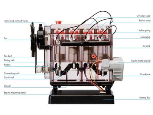 MOTOR 4 CILINDROS MAQUETA FUNCIONAL AIRFIX