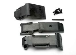 SKID PLATE SET FRONT AND REAR PLASTIC TRAXXAS