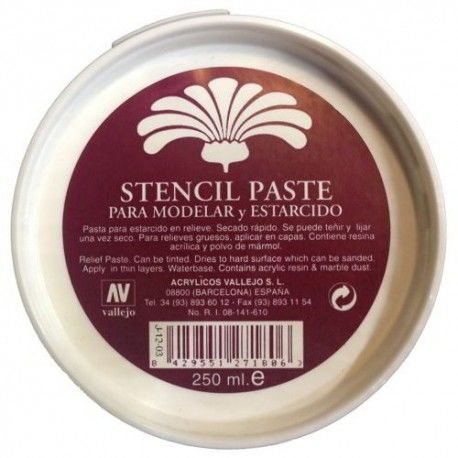 STENCIL PASTE MARMOL 250ML VALLEJO