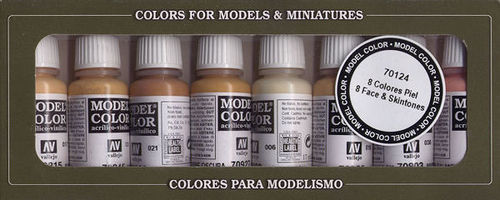 SET PIEL 8 COLORES VALLEJO