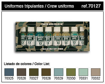 PANZER SET Nº4 MODEL COLOR VALLEJO