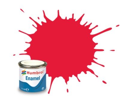 Nº238 ROJO FLECHA BRILLANTE ESMALTE HUMBROL