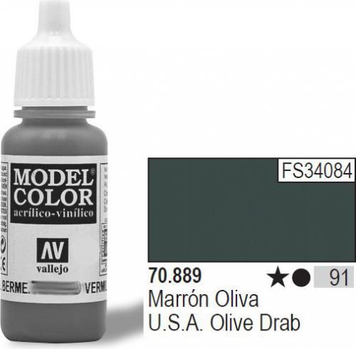 MARRON OLIVA P91 17ML MODELCOLOR VALLEJO