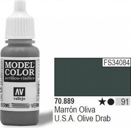 MARRON OLIVA P91 17ML MODELCOLOR VALLEJO