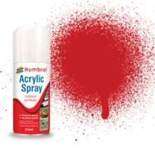 Nº19 SPRAY ROJO BRILLANTE ACRÍLICO HUMBROL