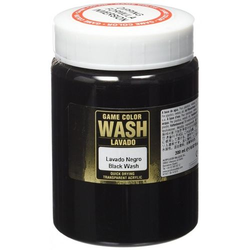 LAVADO TINTA NEGRO 200ML VALLEJO