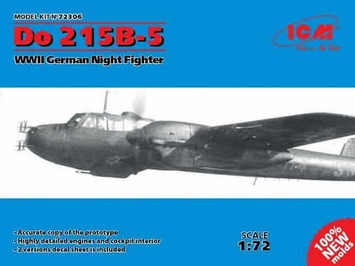 DO-215B-5 WWII CAZA NOCTURNO ALEMAN DORNIER 1/72