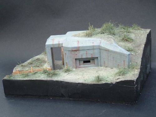 BUNKER CEMENTO CON MG 1/35 MIRAGE