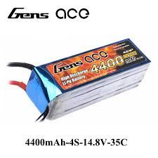 LIPO 4S 4400MAH 35C 14.8V GENSACE