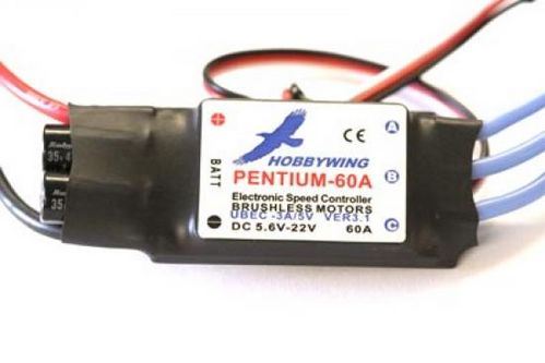 VARIADOR 60A PENTIUM BRUSHLESS ESC HOBBYWING