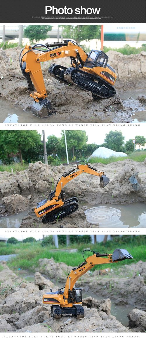 EXCAVADORA METAL 1580 1/14 2.4GHZ RTR HUINA