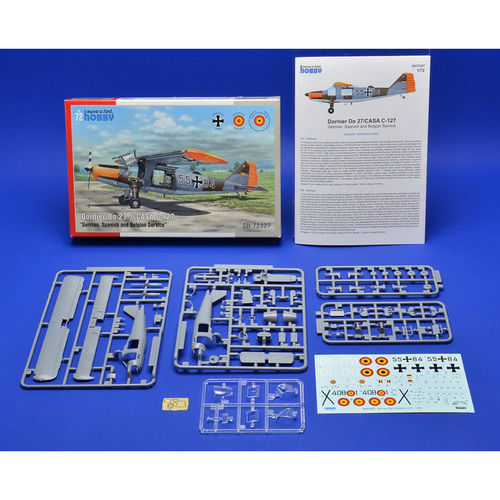 DORNIER DO27 CALCAS ESPAÑOLAS 1/72 SPECIAL HOBBY CASA C-127