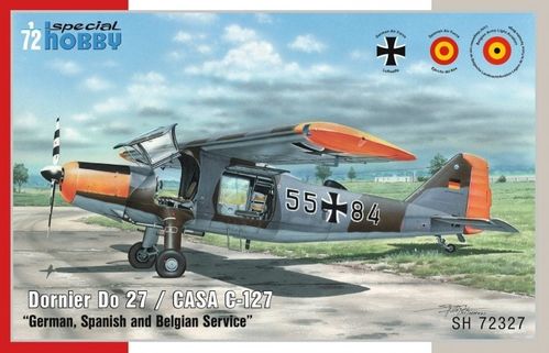 DORNIER DO27 CALCAS ESPAÃOLAS 1/72 SPECIAL HOBBY CASA C-127