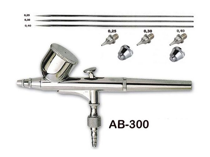 Aerógrafo AB-300 para modelismo