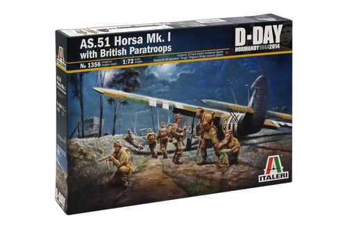 HORSA AS51 MK1 1/72 ITALERI CON PARACAIDISTAS