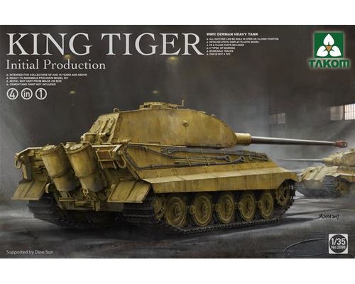 TIGER I PRODUCCION INICIAL 4 EN 1 1/35 TAKOM