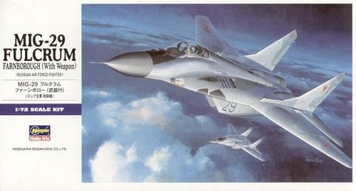 MIG-29 FULCRUM FARNBOROUGH 1/72 HASEGAWA