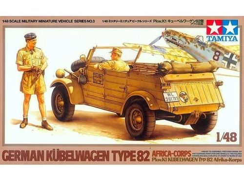 KÜBELWAGEN TYP82  1/48 AFRIKA KORPS TAMIYA