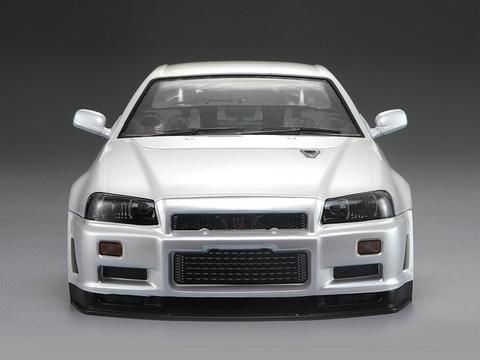 NISSAN SKYLINE R34 195MM BLANCO PERLA 1/10 CARROCERIA KILLERBODY