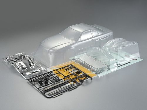 NISSAN SKYLINE R34 195MM SIN PINTAR 1/10 CARROCERIA KILLERBODY