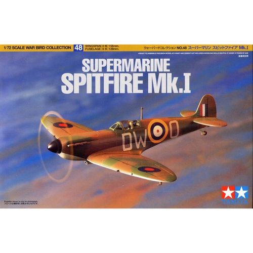 SPITFIRE MK.I SUPERMARINE 1/72 TAMIYA