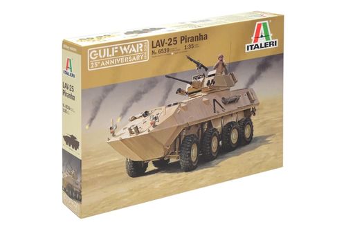 LAV-25 PIRAA 8X8 CON M242 GUERRA GOLFO 1/35 ITALERI