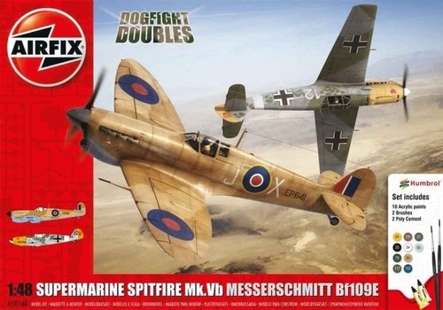 SPITFIRE MK.Vb VS Bf109E SET DOBLE 1/48 AIRFIX