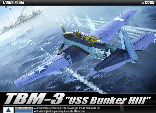 TBM-3 USS BUNKER HILL 1/48 ACADEMY