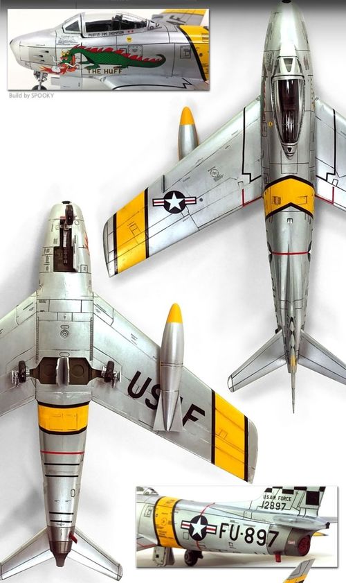 F-86F GUERRA KOREA 1/72 ACADEMY