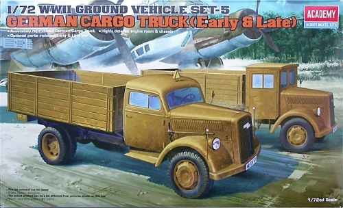 OPEL BLITZ WWII EARLY Y LATE  1/72 ACADEMY