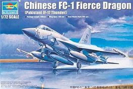 FC-1 FIERCE DRAGON JF17 THUNDER  1/72 TRUMPETER