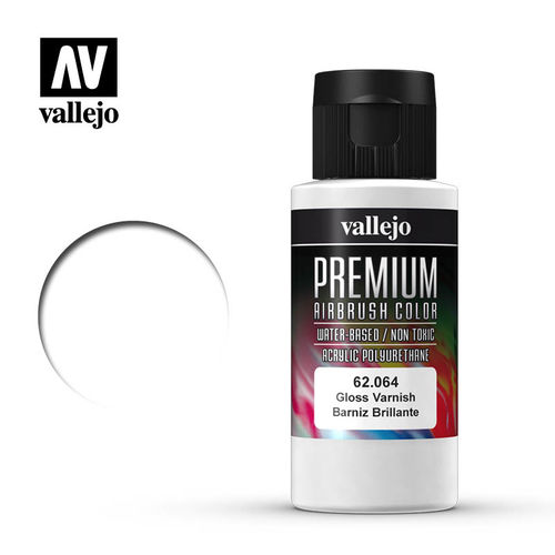 VALLEJO PREMIUM BARNIZ BRILLANTE  60ml