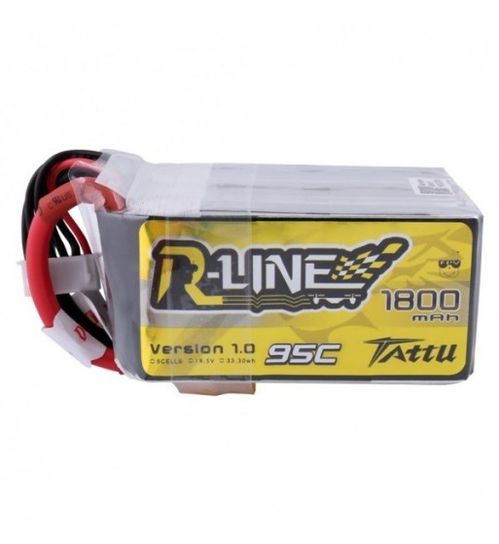 1800mAh 95C 14,8V 4S LIPO TATTU R-LINE GENSACE XT60