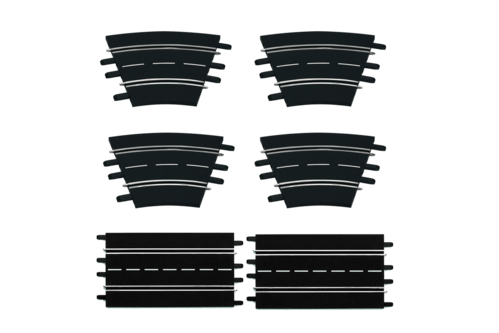 SET AMPLIACION 2 RECTAS + 4 CURVAS CARRERA EVOLUTION