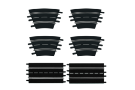 SET AMPLIACION 2 RECTAS + 4 CURVAS CARRERA EVOLUTION