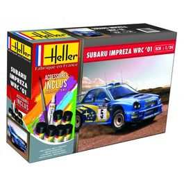 SUBARU IMPREZA WRC 2001 1/24 HELLER STARTER SET