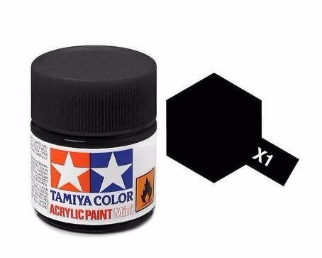 NEGRO BRILLANTE X1 23ML TAMIYA COLORS