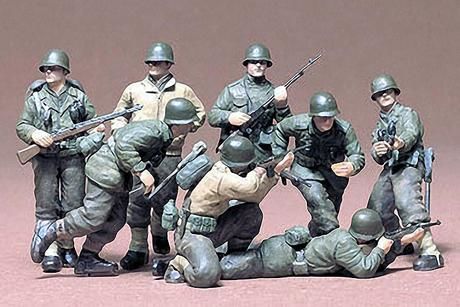 INFANTERIA US EUROPA FRENTE OESTE 1/35 TAMIYA