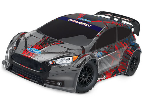 CARROCERIA FORD FIESTA ST RALLY PINTADA Y DECORADA TRAXXAS