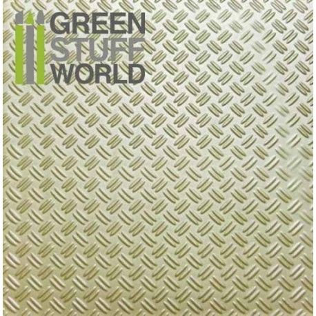 PLANCHA DOBLE DIAMANTE PLASTICARD ABS GREEN STUFF WORLD