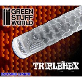 RODILLO TRIPLE HEXAGON MODELISMO GREEN STUFF WORLD