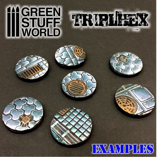 RODILLO TRIPLE HEXAGON MODELISMO GREEN STUFF WORLD