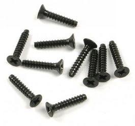 TORNILLO 3x15 CONICO ROSCA CHAPA NEGRO (10UNID.)